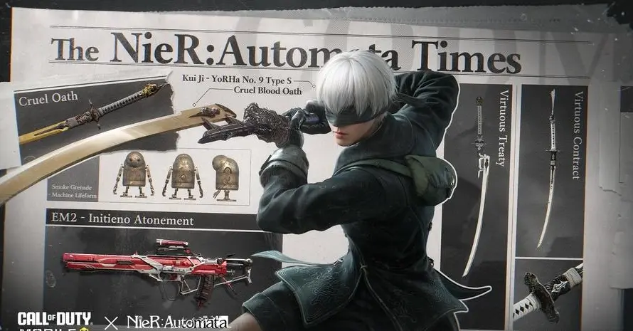 همکاری Call of Duty Mobile و NieR: Automata