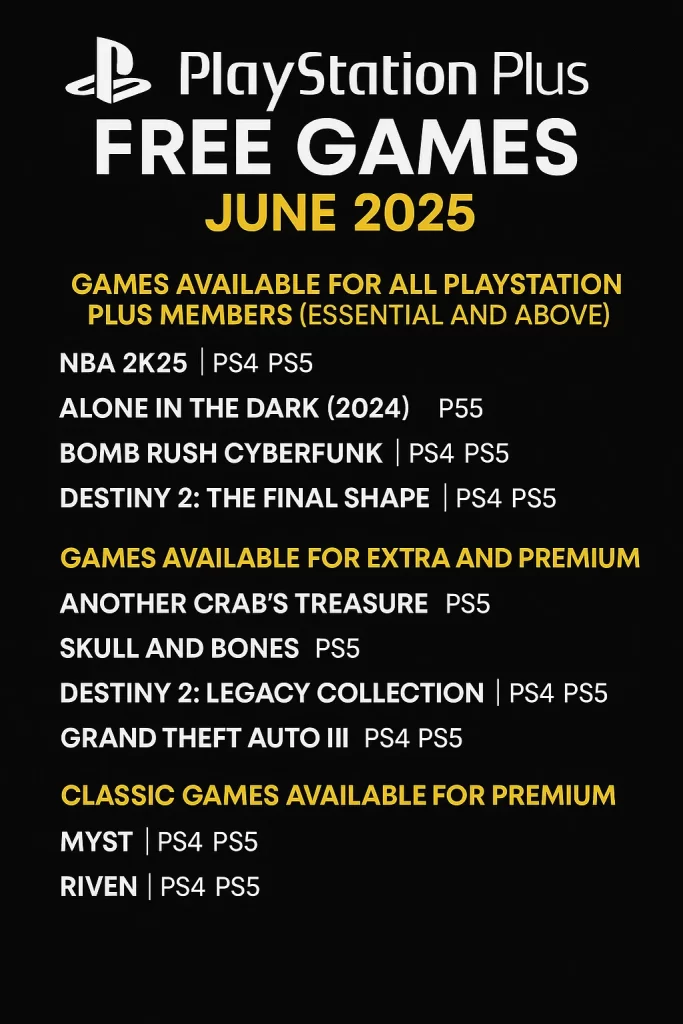 بازی های رایگان پلی استیشن پلاس