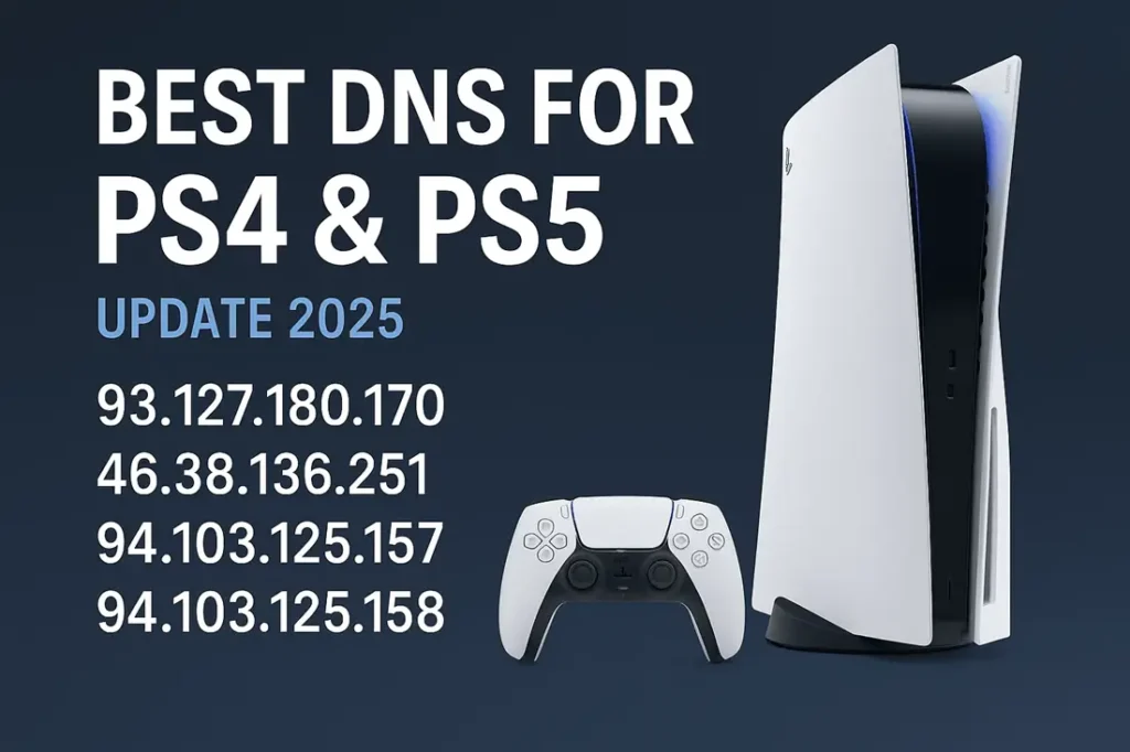 بهترین DNS برای PS4 و PS5